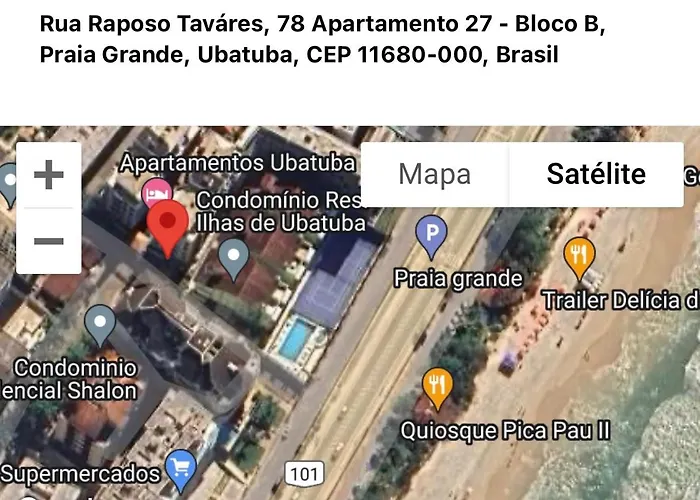 Ape 27 Praia Grande Ar Condicionado Bem Localizado Ubatuba